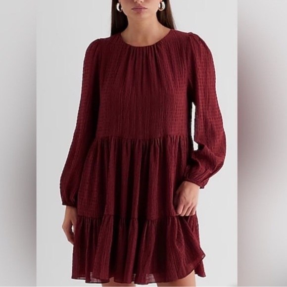 NWT EXPRESS Mini Tunic Shift Dress - M - Picture 1 of 8